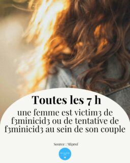 Toutes les 7 heures, une femme est victim3s de f3minicid3 ou de tentative de f3minicid3 au sein de son couple... 😭
#recoudreca #stopviolencesfaitesauxfemmes #sororité #féministe #stopfeminicides
