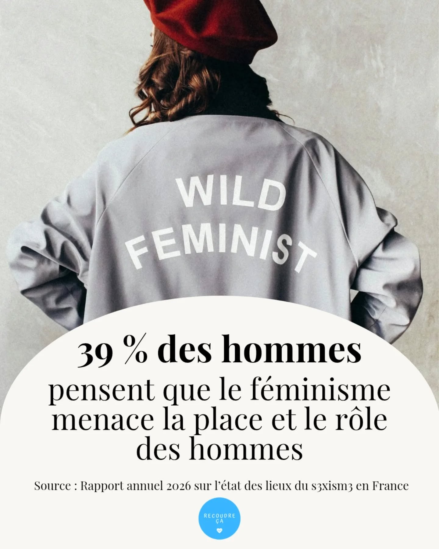 39 % des hommes pensent que le féminisme menace la place et le rôle des hommes 😁

#recoudreca #feminisme #noustoutes #stopviolencesfaitesauxfemmes #feministe