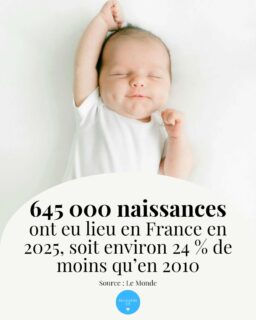 645 000 naissances 👼ont eu lieu en France en 2025, soit environ 2 % de moins qu'en 2024 et environ 24 % de moins qu'en 2010 😇

#recoudreca #maternite #naissance #grossesse #moncorpsmonchoix