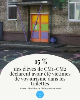 15 % des élèves de CM1-CM2 déclarent avoir été victimes de voy3urisme dans les toilettes 😡

#recoudreca #noustoutes #moncorpsmonchoix #feministe #libererlaparole