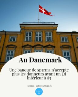 Au Danemark, une banque de sp3rm3 n'accepte plus les donneurs ayant un QI inférieur à 85.
Pour rappel, 50 % de la population a une "intelligence moyenne" qui se situe entre 90 et 109 de QI.
#recoudreca #naissance #grossesse #medecine #maternité