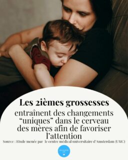Les deuxièmes grossesses entraînent des changements "uniques" dans le cerveau des mères afin de favoriser l'attention 🧠
#recoudreca #grossesse #maternité #medecine #noustoutes