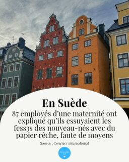 En Suède, 87 employés d'une maternité ont expliqué qu'ils essayaient les fess3s des nouveau-nés avec du papier rèche, faute de moyens...
#recoudreca #maternité #noustoutes #feministe #hopital