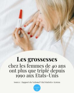 Les grossesses chez les femmes de 40 ans ont plus que triplé depuis 1990 aux États-Unis. Les adolescentes ne représentent plus que 4% des grossesses (contre 12% en 1990).
#recoudreca
#grossesse #maternité #accouchementrespecté #accouchement