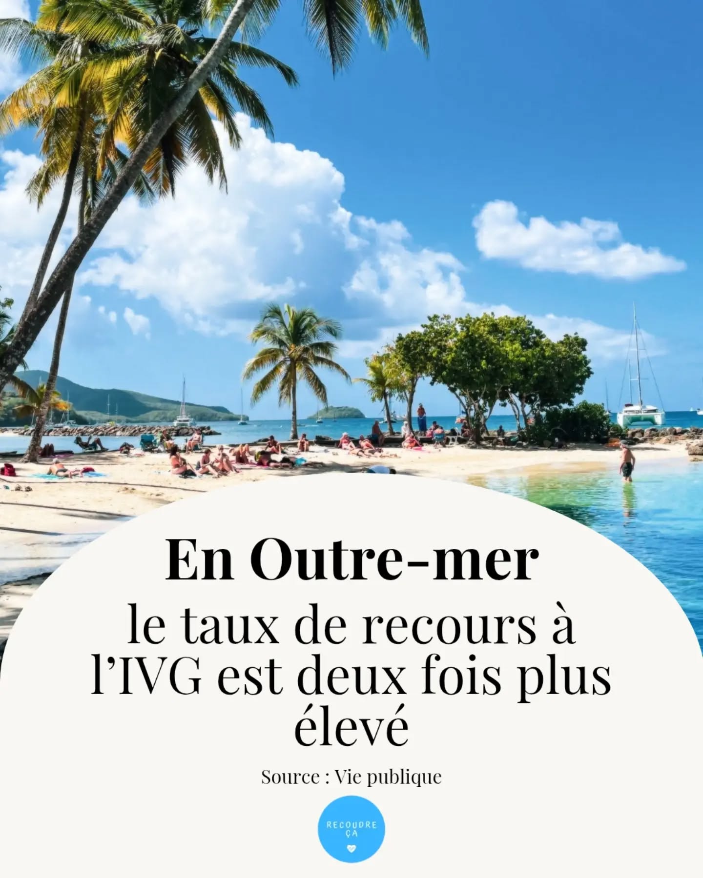 En Outre-mer, le taux de recours à l'IVG est deux fois plus élevé
#recoudreca #moncorpsmonchoix #noustoutes #libererlaparole #feministe