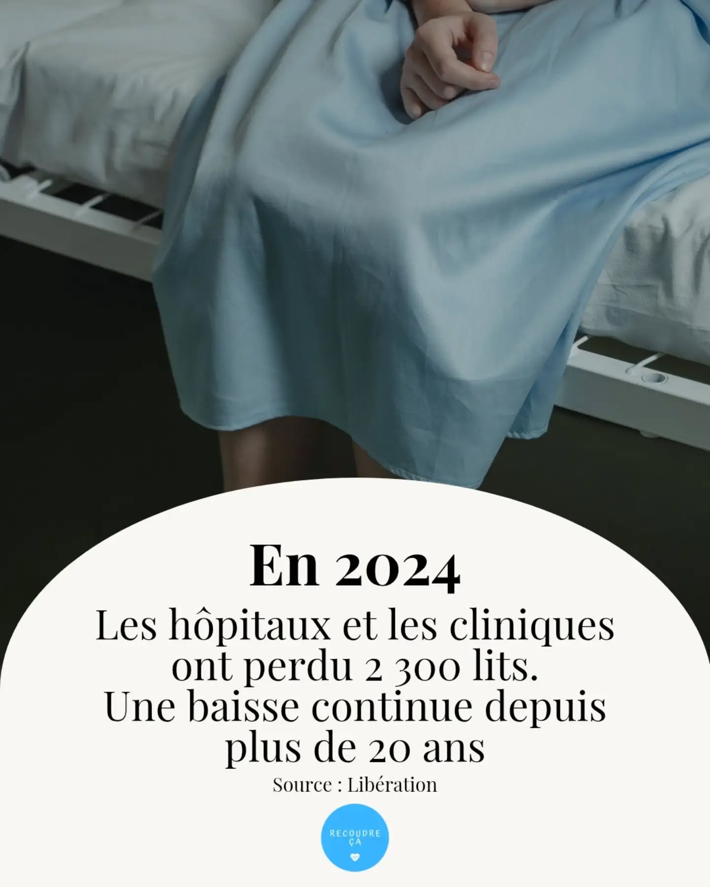 En 2024, les hôpitaux et les cliniques ont perdu 2 300 lits. Une baisse continue depuis plus de 20 ans
#recoudreca #hopital #maternité #santé #santépublique