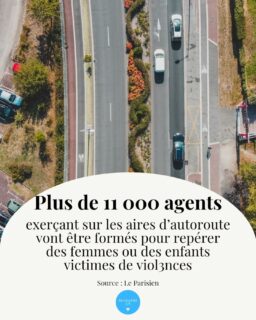 Plus de 11 000 agents de Vinci et de la SANEF vont être formés pour repérer des femmes ou des enfants victimes de viol3nces. Une campagne de sensibilisation va également être déployée dans 450 aires d'autoroute 

#recoudreca #violencesfaitesauxfemmes #violencesfaitesauxenfants #libererlaparole #stopviolencesfaitesauxfemmes